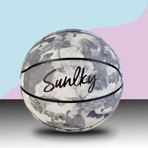 Genuine male and female students high face value basketball No. 6 high school entrance examination No. 7 standard PU wear -resistant indoor and outdoor basketball gift