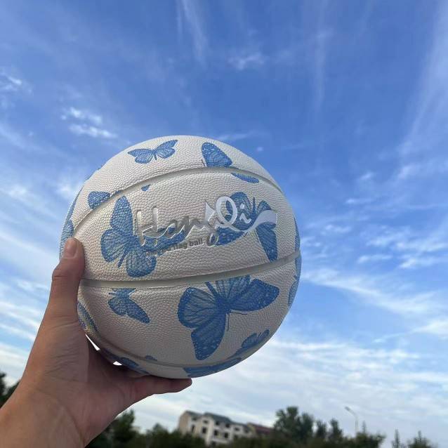 Genuine male and female students high face value basketball No. 6 high school entrance examination No. 7 standard PU wear -resistant indoor and outdoor basketball gift