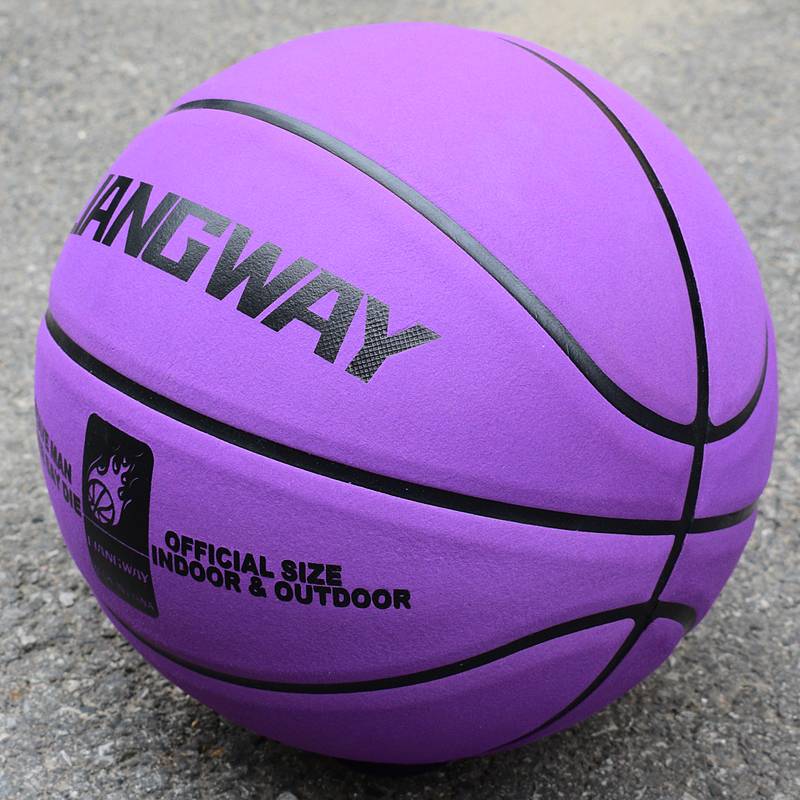 Basketball genuine leather wear -resistant outdoor cement training standards Turn Mao Cen Leather No. 7 Adult No. 5 Blue Children
