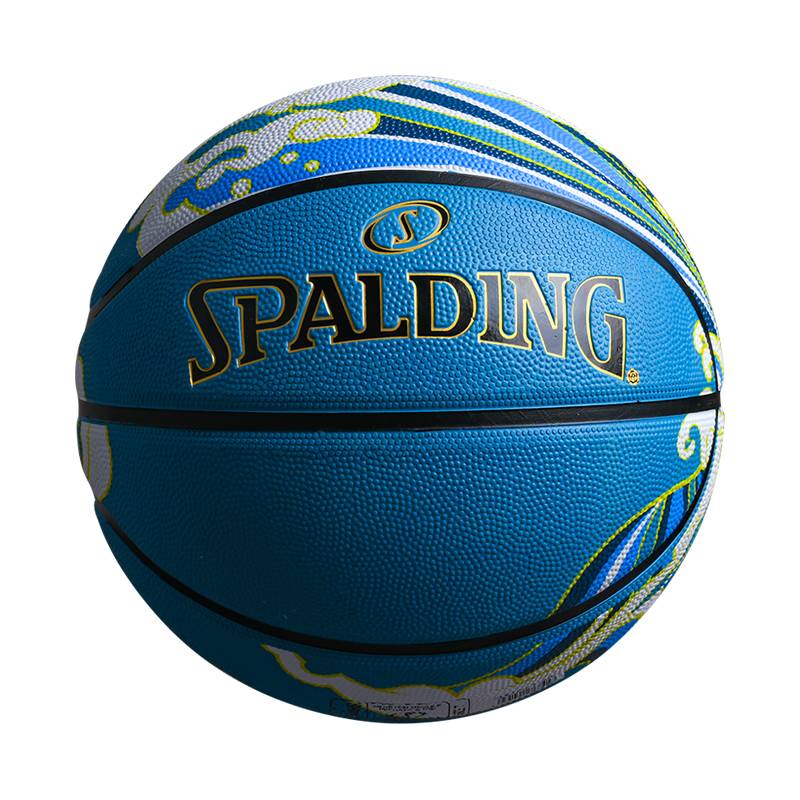 Sibbertine Basketball Official Genuine No. 7 Seven Flame Dragon Year Sketch outdoor cement floor blue wild ball 84-759y