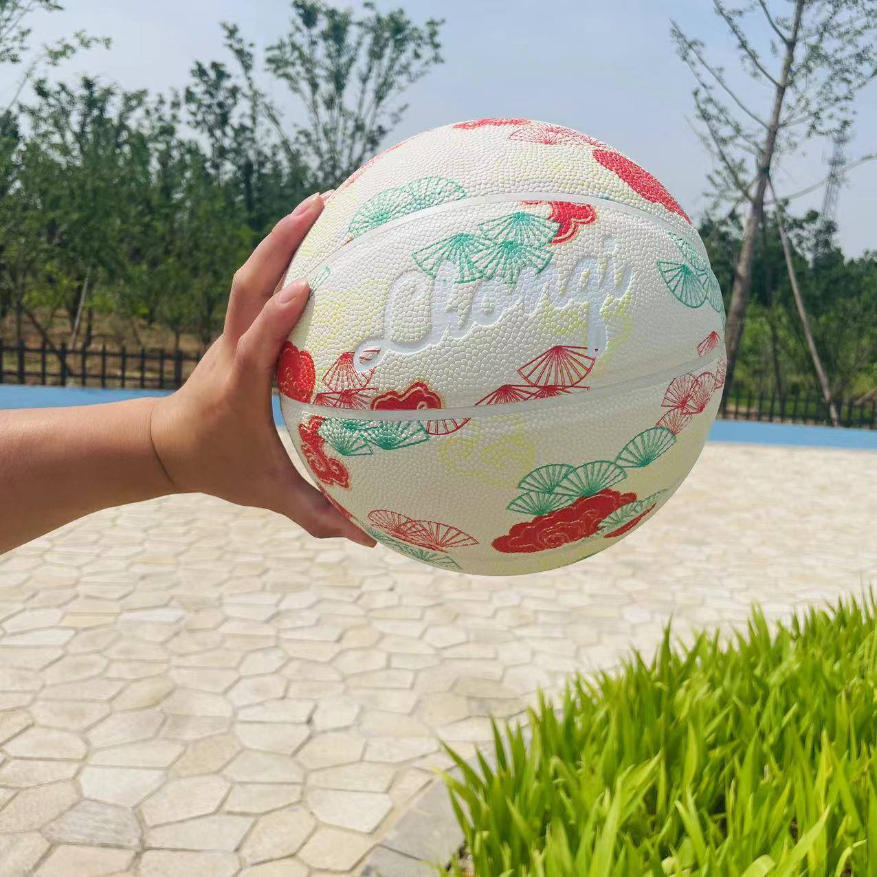 Stabing ້ Basketball outdoor cement ground -resistant soft leather feel 7 competition No. 6 male and female students in the middle school entrance examination special entrance examination