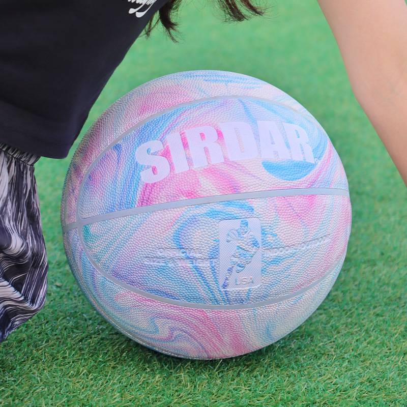 Basketball Genuine No. 7 adult wear -resistant ball -resistant ball -specific ball men and women college school outdoor professional youth children No. 5 blue ball