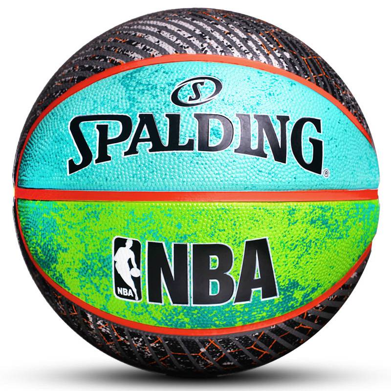 Stabing official genuine street graffiti No. 7 adult competition wear-resistant cement floor black basketball 84-375y