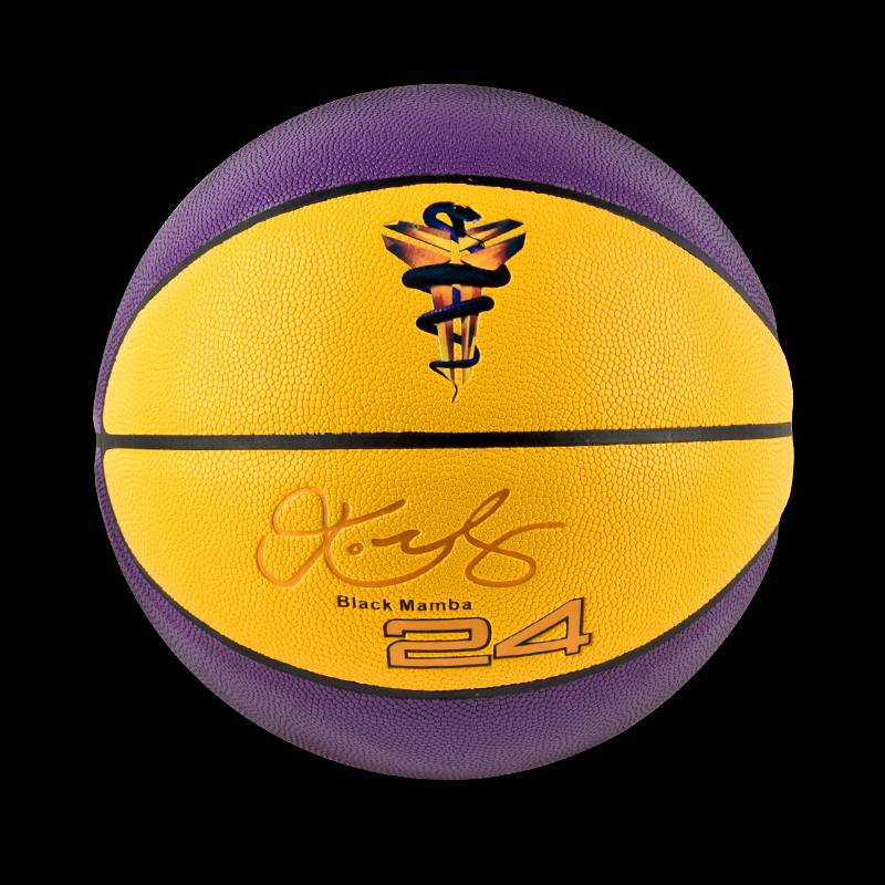 Lakers Black Mamki Basketball Wet Soft Skin -resistant Leather No. 6 No. 6 Child Student Adult Basketball Gift