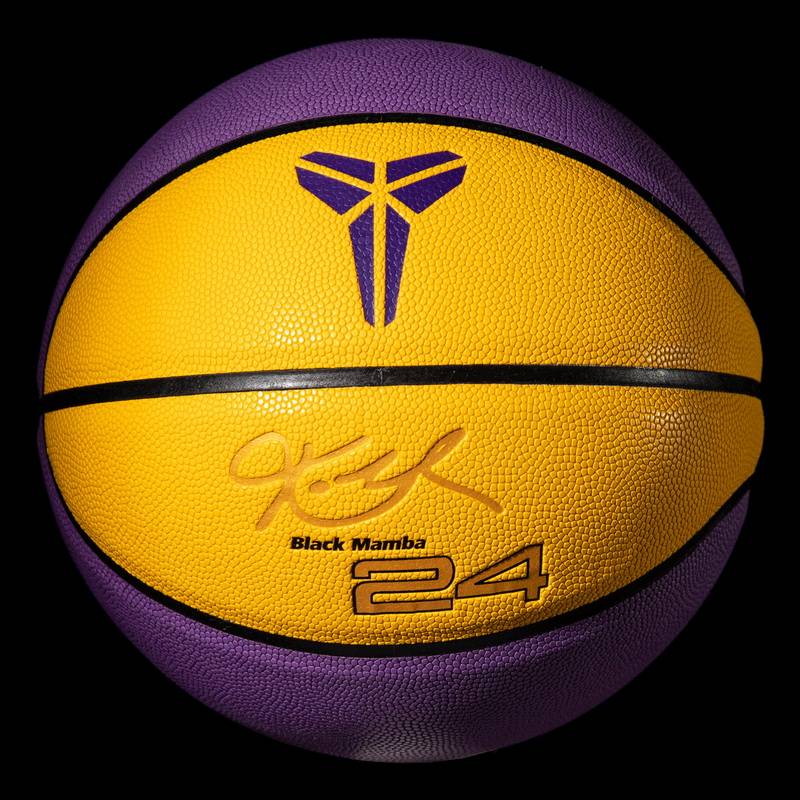 Lakers Black Mamki Basketball Wet Soft Skin -resistant Leather No. 6 No. 6 Child Student Adult Basketball Gift