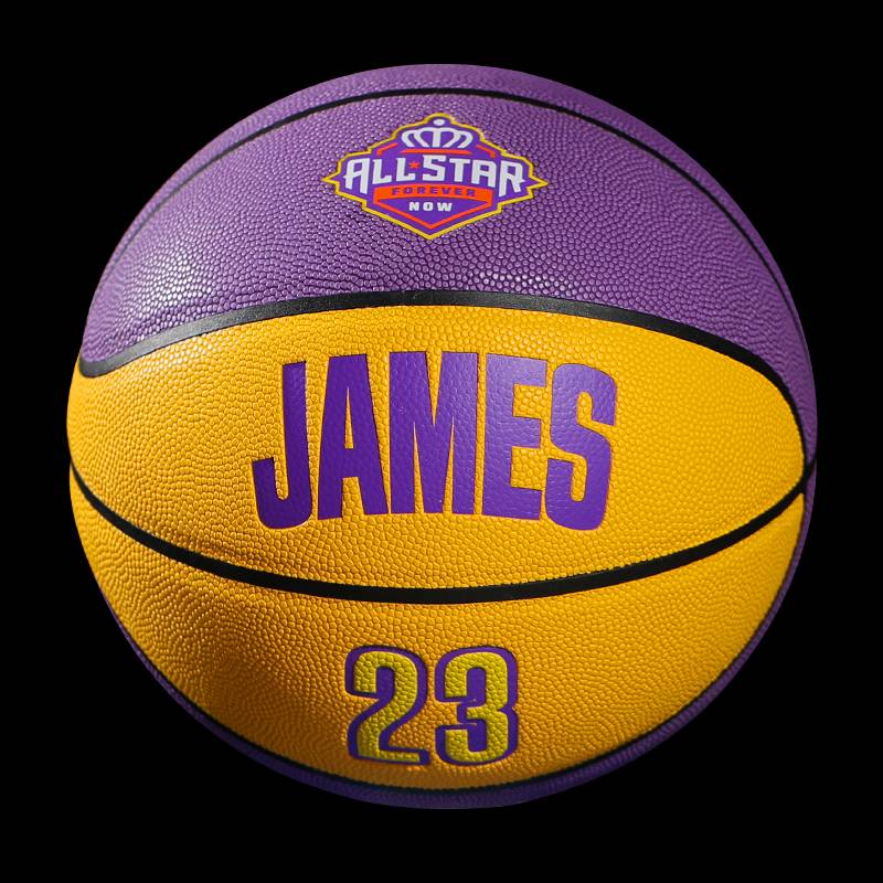 Lakers Black Mamki Basketball Wet Soft Skin -resistant Leather No. 6 No. 6 Child Student Adult Basketball Gift