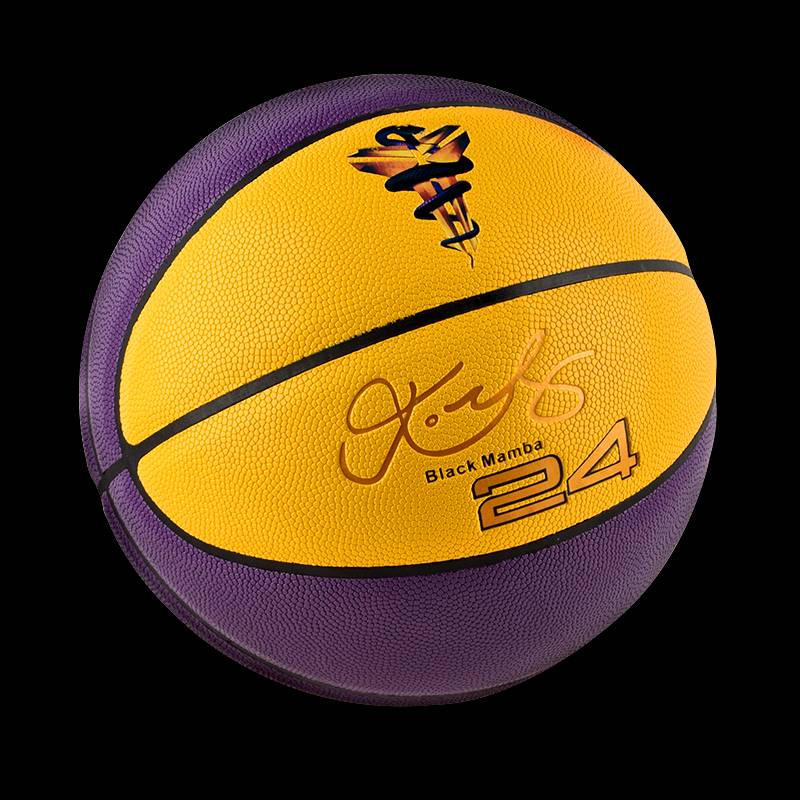 Lakers Black Mamki Basketball Wet Soft Skin -resistant Leather No. 6 No. 6 Child Student Adult Basketball Gift