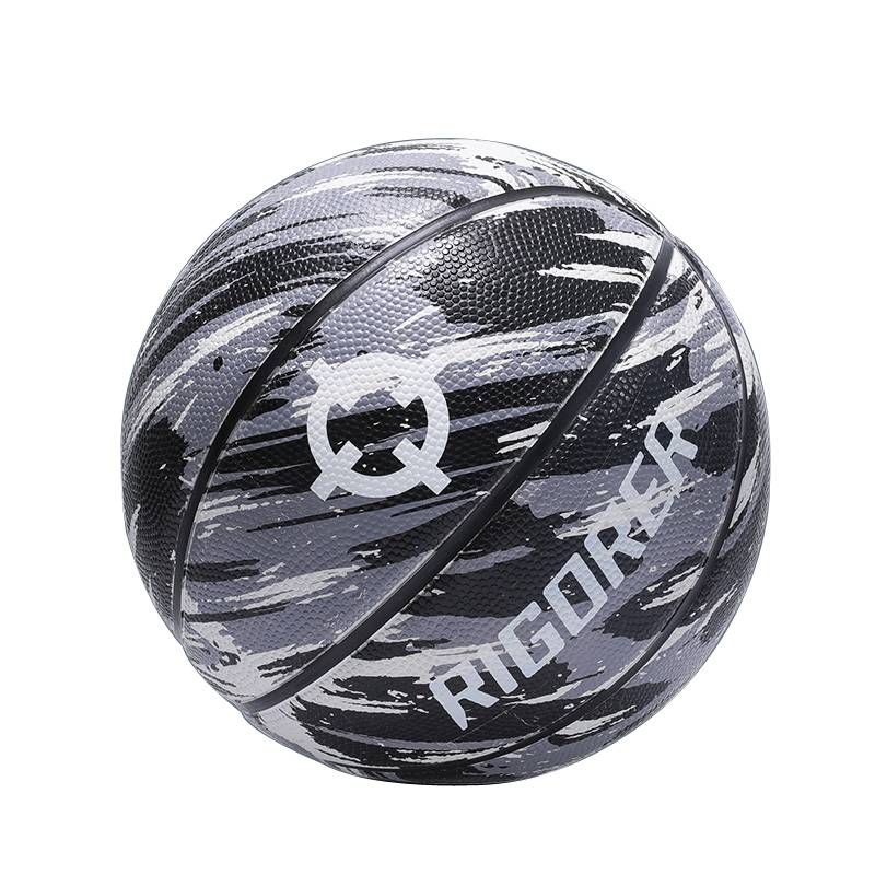 Standard No. 7 Standard Basketball indoors and outdoor youth authentic blue ball non -slip, abrasion -resistant and splashing ink children No. 7