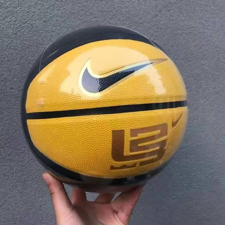 Nike/Nike Basketball Limited Jordan Black Gold Leather Empty Elementary School Standard Mandarin Indoor and Outside 7 7