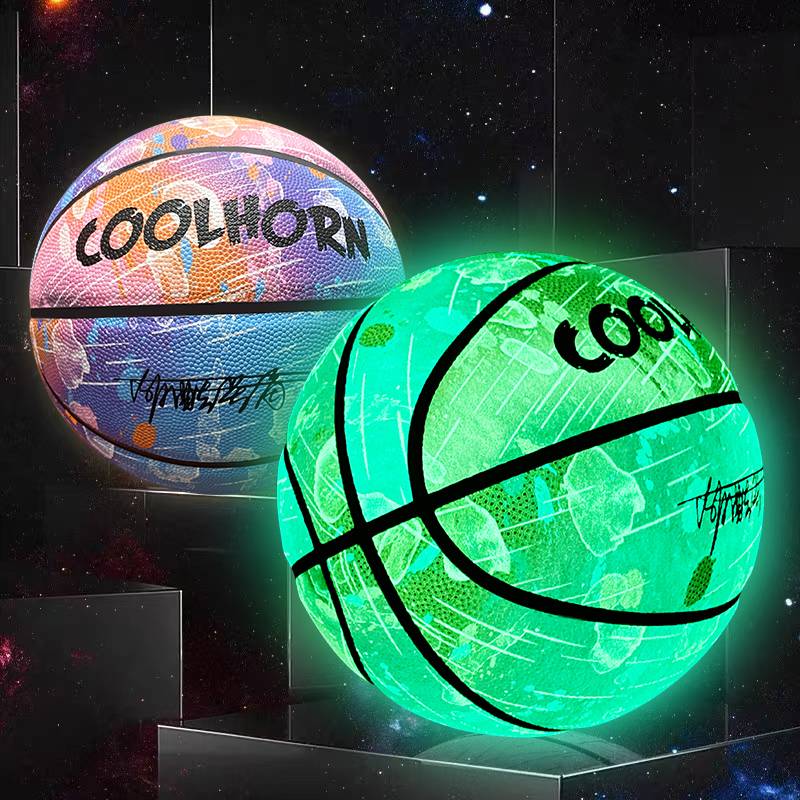 Luminous Lighting Basketball Fluorescence No. 5 No. 7 Children Adult Standard wear -resistant Student Female Outdoor Birthday Gift