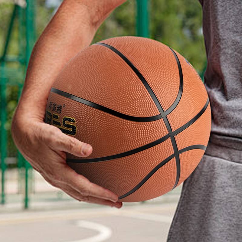 High bomb thick rubber basketball indoor and outdoor student training competition test ball No. 7 Standard Betin