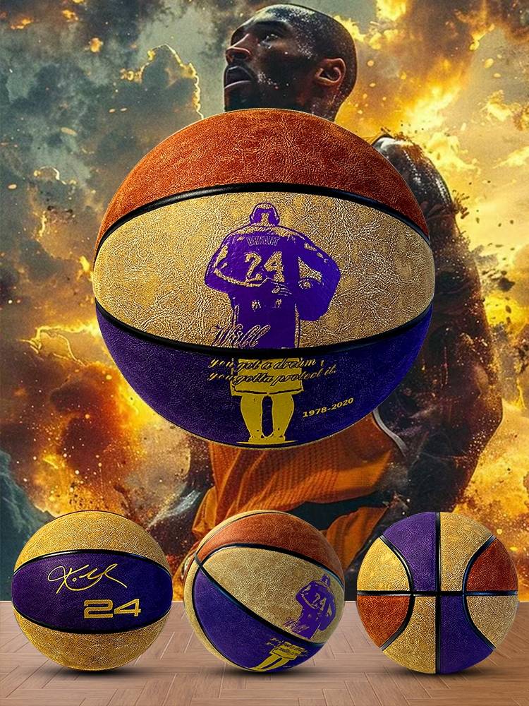 Kobe Following Puroda Leather Basketball Birthday Gift Birthday Gift Lake Limited Edition No. 7 wear -resistant