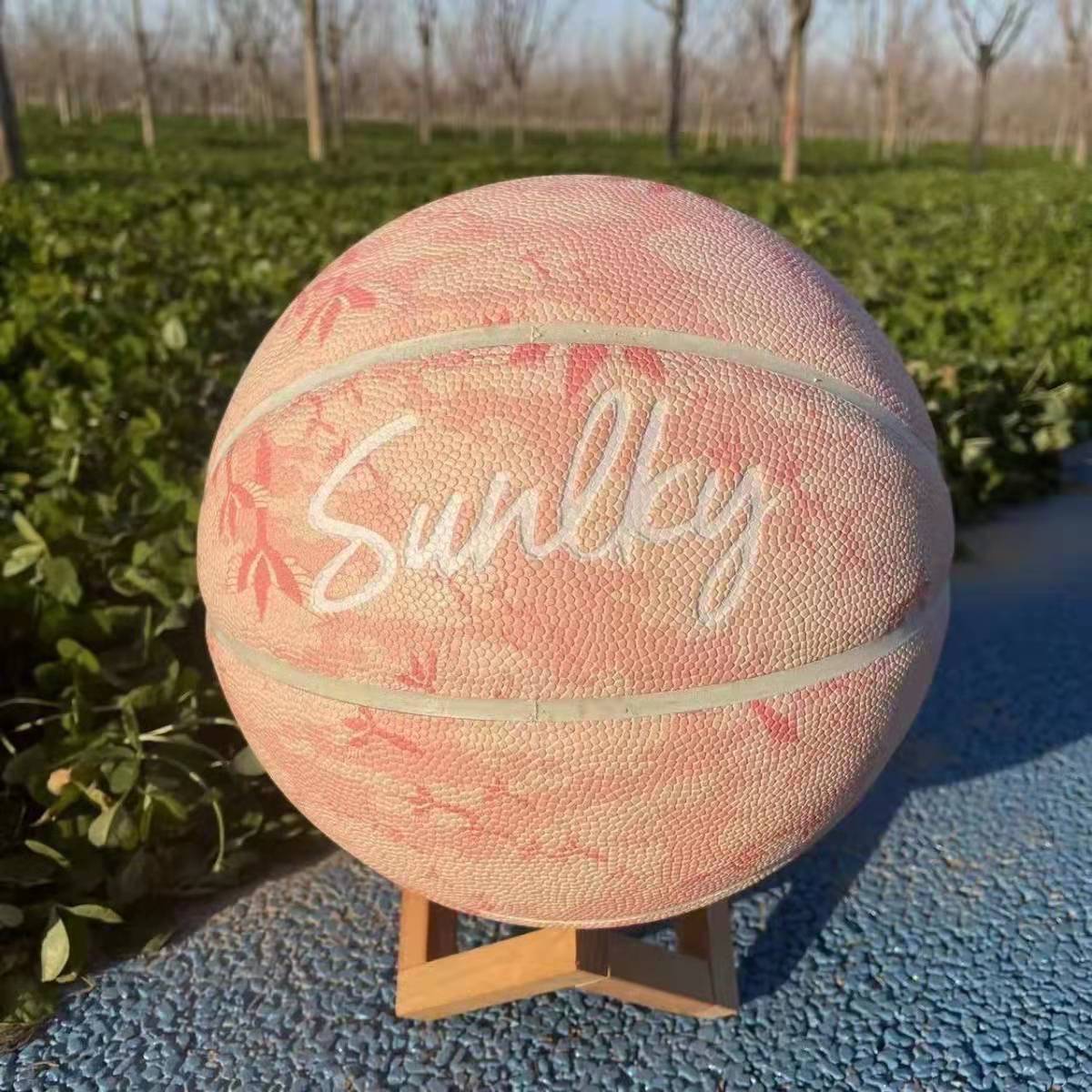 Genuine No. 5 No. 6 PU Basketball Primary and Middle School Entrance Examination Training Children's wear -resistant, anti -slip, humidity, soft and soft leather feel ~