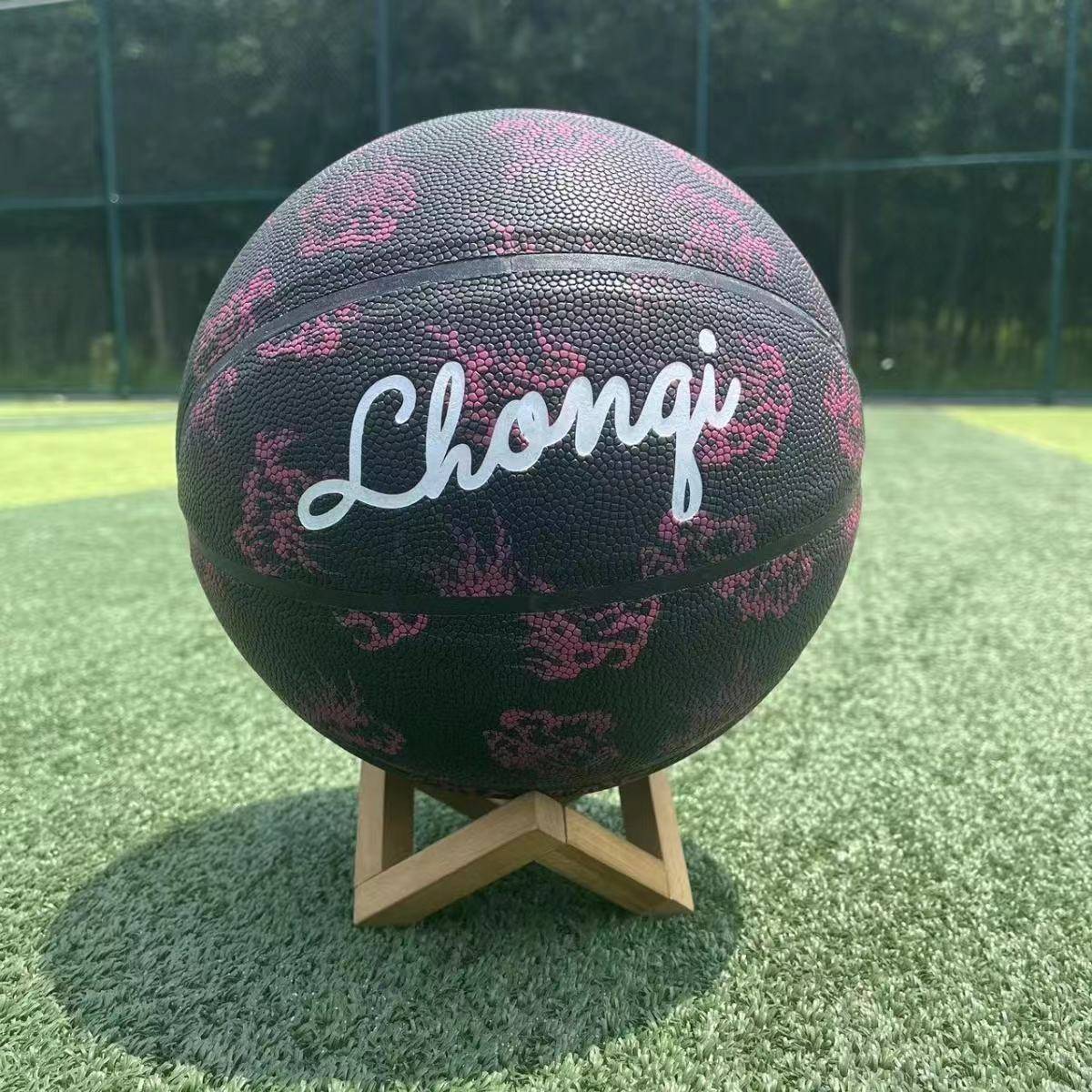 Genuine No. 5 No. 6 PU Basketball Primary and Middle School Entrance Examination Training Children's wear -resistant, anti -slip, humidity, soft and soft leather feel ~