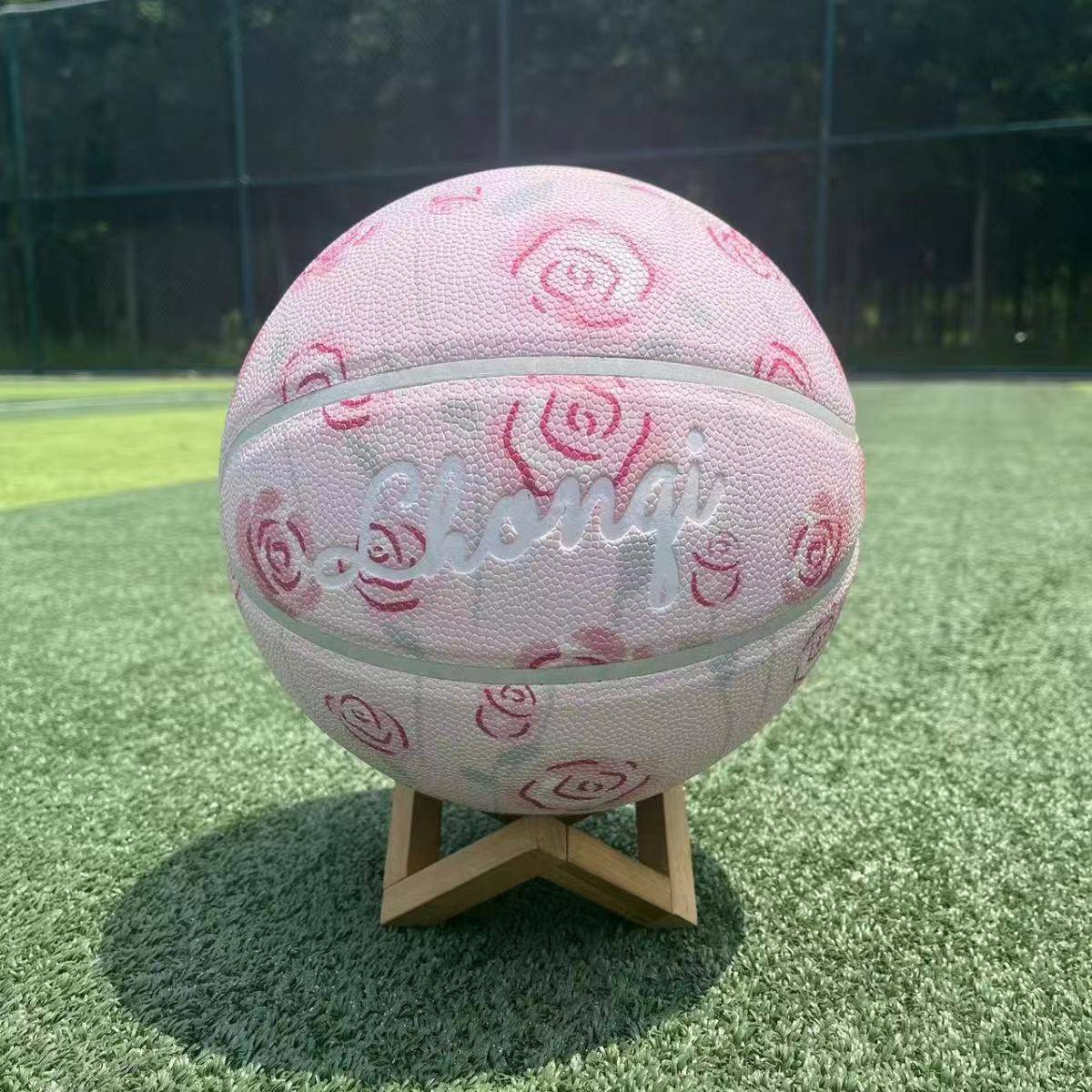 Genuine No. 5 No. 6 PU Basketball Primary and Middle School Entrance Examination Training Children's wear -resistant, anti -slip, humidity, soft and soft leather feel ~