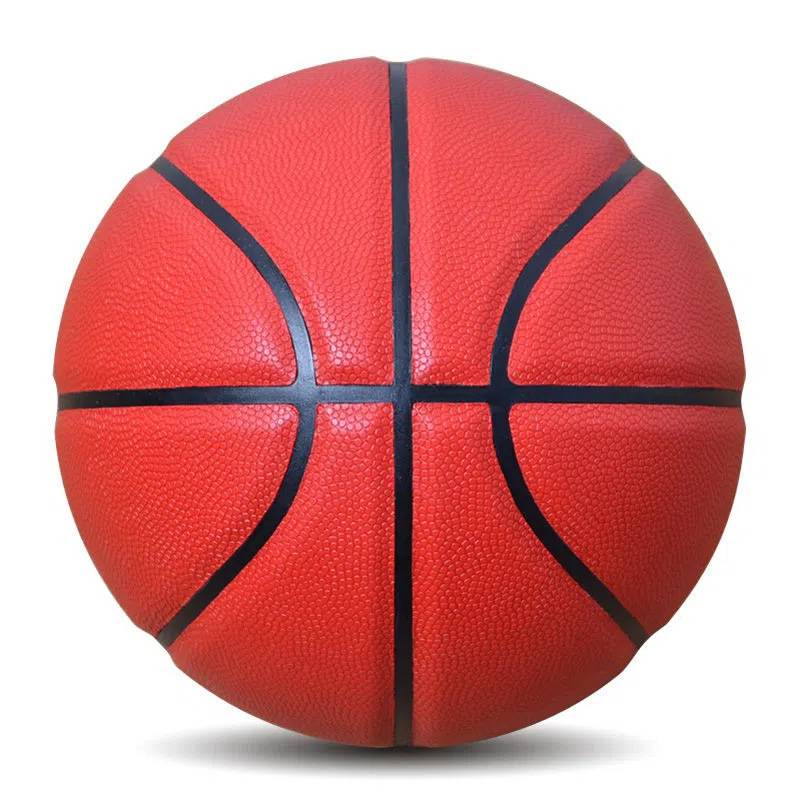 White basketball Black Basketball No. 7 Anti -slip and wear -resistant cement floor basketball leather ball feel no logo