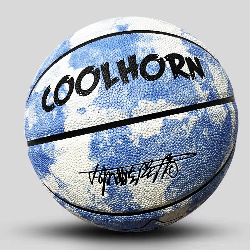 Basketball Girls No. 6 Pink White, wear -resistant, anti -slip soft leather, genuine junior high school student adult competition test
