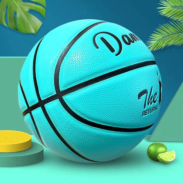 Basketball Girls No. 6 Pink White, wear -resistant, anti -slip soft leather, genuine junior high school student adult competition test
