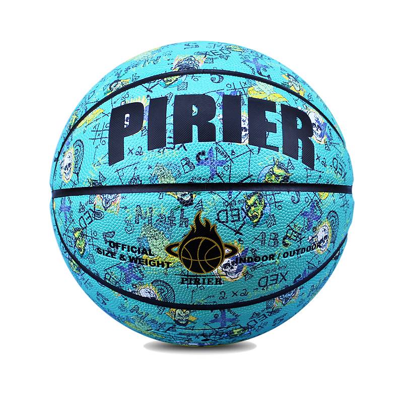 Jordan Union Famous Star Personality No. 7 Basketball, abrasion -resistant, anti -slip, dirty, high bomb soft leather, student No. 5 blue ball