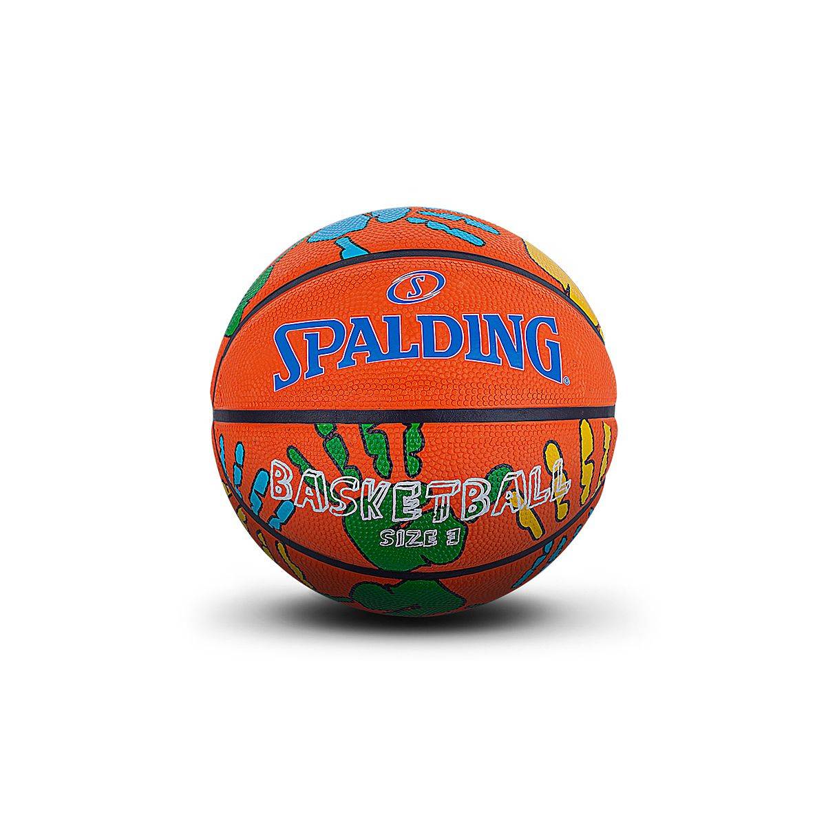 SPALDING Sibadin official authentic youth No. 3 rubber basketball outdoor children's ball basketball gift