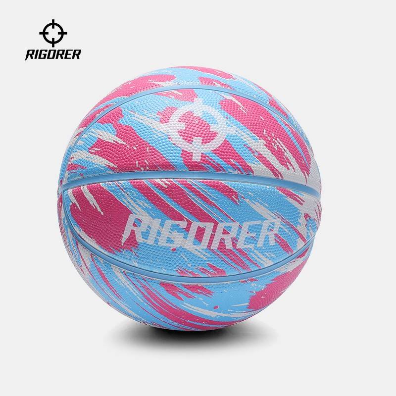 Persistent Basketball Official Children No. 7 PU5 No. 6 Female Youth Competition Training Special wear -resistant three -color basketball