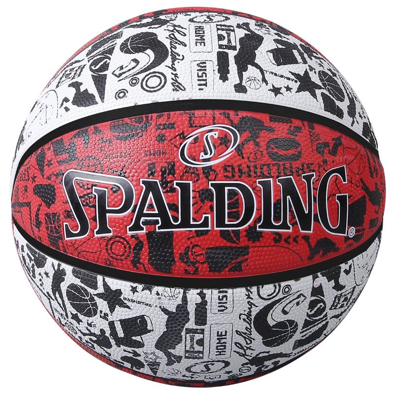 SPALDING Sibadine Genuine No. 7 graffiti series rubber basketball indoor and outdoor competition special training ball