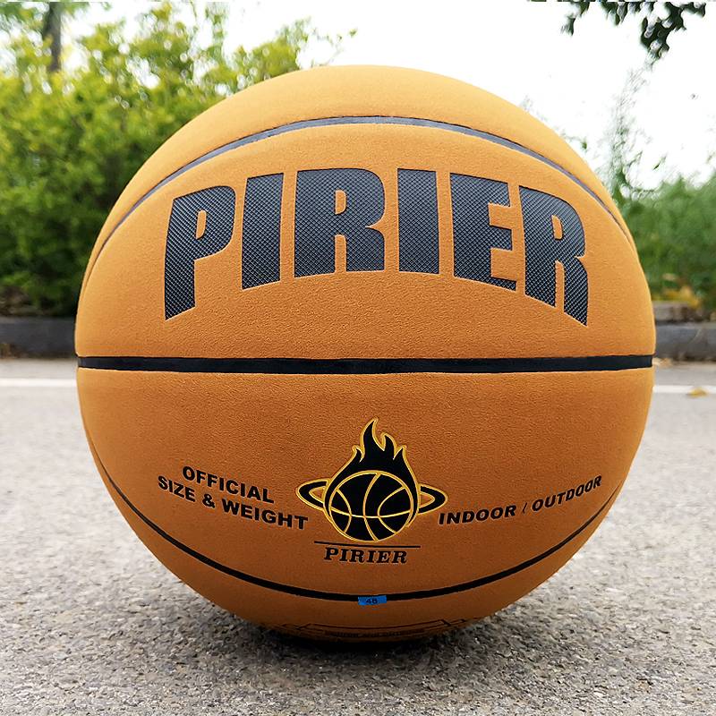 Pirier authentic basketball cement ground -resistant dermis feel No. 7 adult primary and secondary school students No. 5 children's blue ball