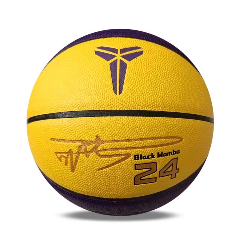 Kobe Basketball Black Mamba No. 24 Signature No. 7 PU leather indoor and outdoor non -slip and wear -resistant student children's gift