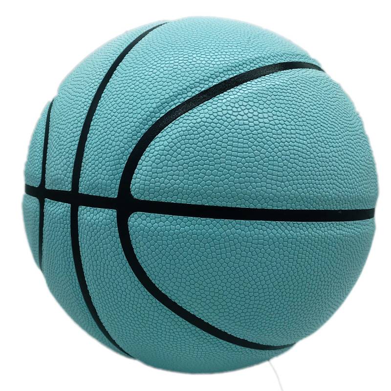 Basketball Children No. 5 kindergarten special customized engraving No. 7 elementary school students training solid color basketball no logo blue ball