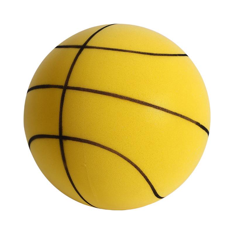 Factory direct selling indoor mute children basketball No. 7 basketball mute ball toy silently shooting blue ball