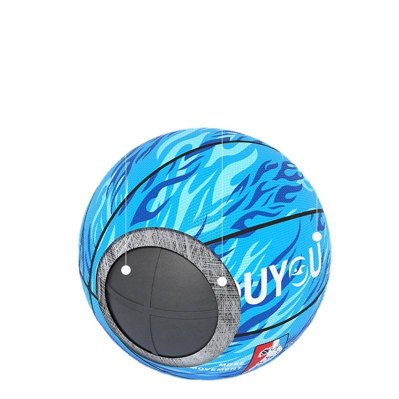 Children's Basketball 3/4/5/7 Kindergarten Babies Baby Elementary School Scholars and Primary School Training Special Genuine Blue Ball Ball