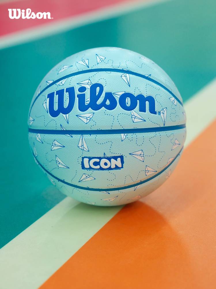 Wilson Wilsheng official icon color indoor and outdoor universal elementary school children No. 5 7 basketball gift