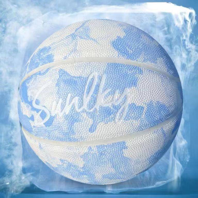 Anti -slip high bomb NBA genuine No. 5 No. 6 men and women high face value basketball special standard PU wear -resistant room