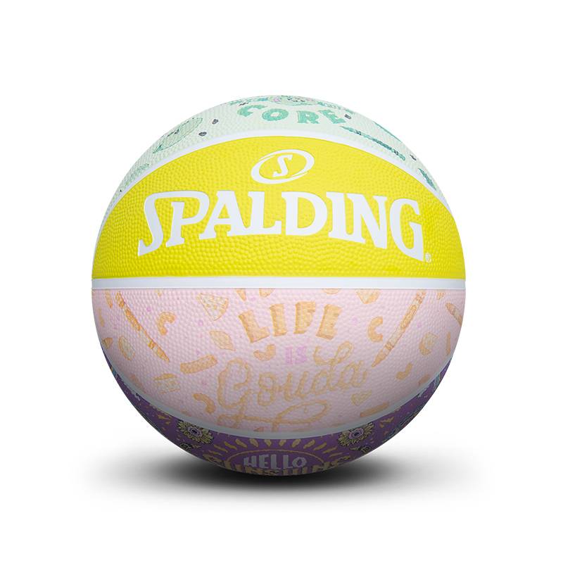 SPALDING Sibbing official crayons series Children's Gift 5 Rubber Basketball Primary School Training Basketball