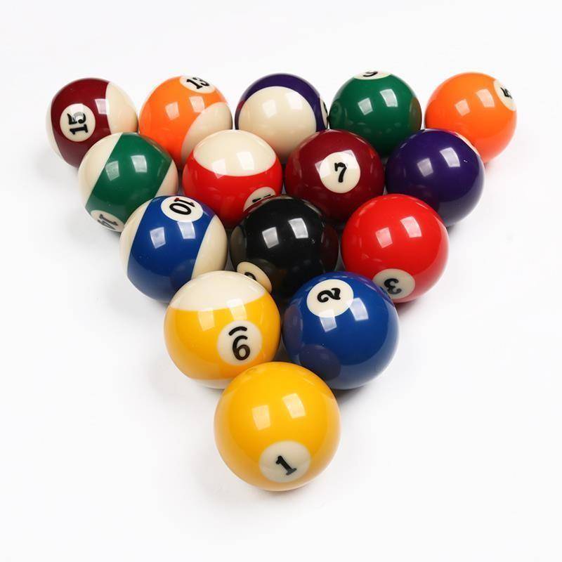 Standard large billiard black eight scattered ball scattered ball matching sixteen color matching table balls single table ball white ball mother ball head