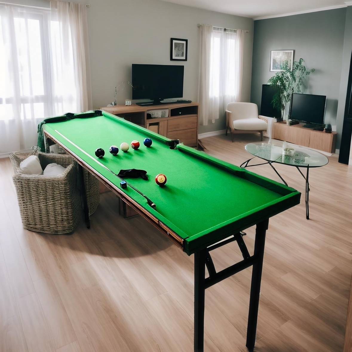 The basic skills of the five -point billiard training table of the home table ball table at home