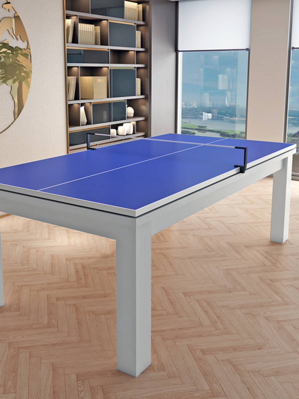 Billiards desk home standard black 8 billiard table table tennis multifunctional integrated one can be used by adult children's families