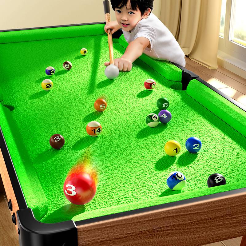 Children's billiards 6 Boy Boys Ball Table Family Mini Board Toy Desktop small indoor billiards 8 years old