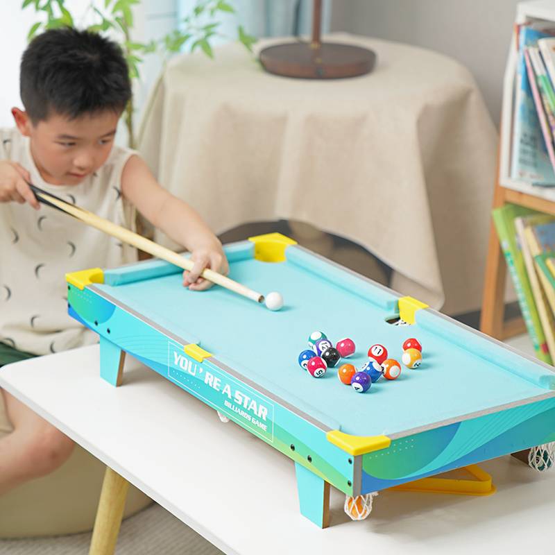 Children's billiards 6 Male Ball Poat table Family Mini Boarding Toy Toy Small Indoor Turn 8 -year -old 12 -year -old 12