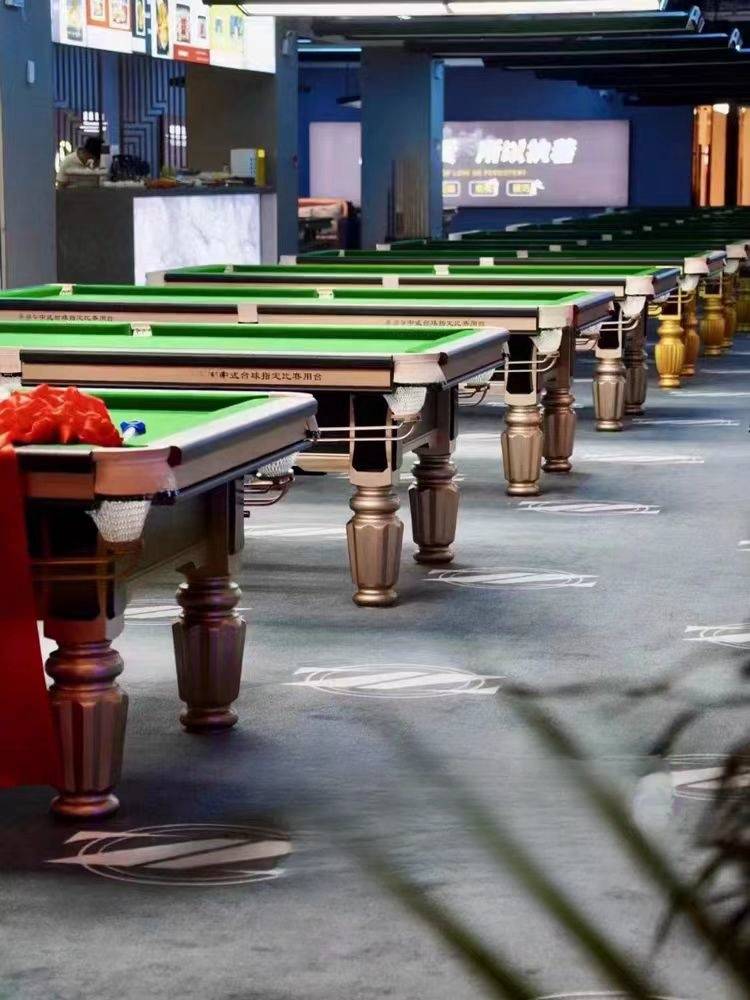 Chinese standard billiard table, imitation Kangxi billiard hall business black eight tabletop room indoor billiard case household use