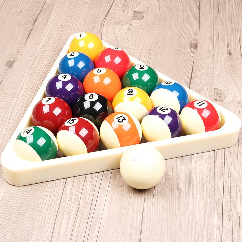 Uniform Taiwan Black 8 Crystal Balls Meitai Water Table Balls YMX Nine Ball Black Eight 16 Color Ball Billiards