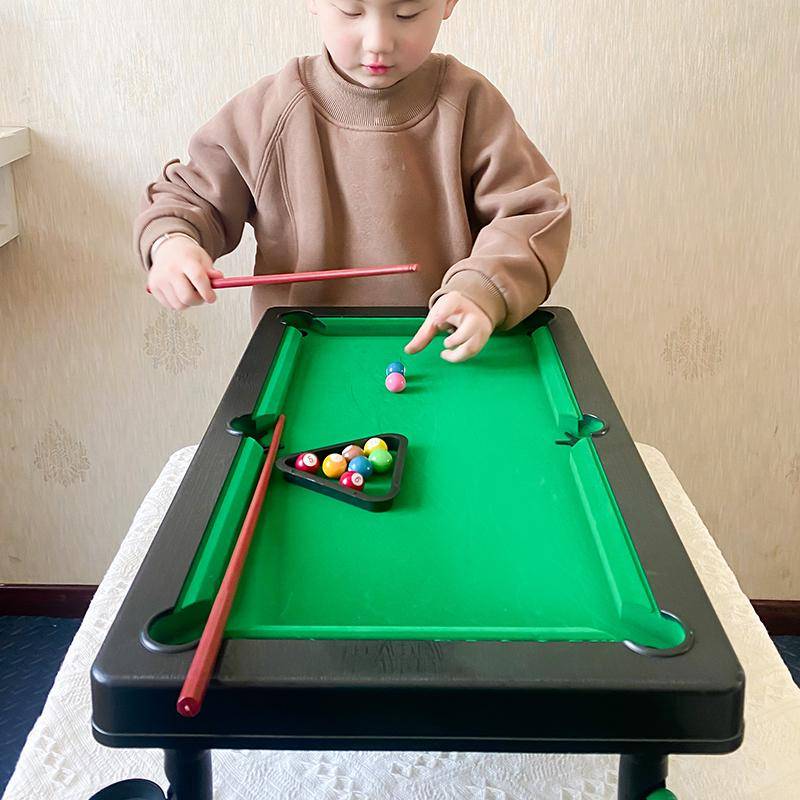 Billiards table Furnishing Children's Large Tabletop toy Boy Family Mini Billiards Small Puzzle Battle