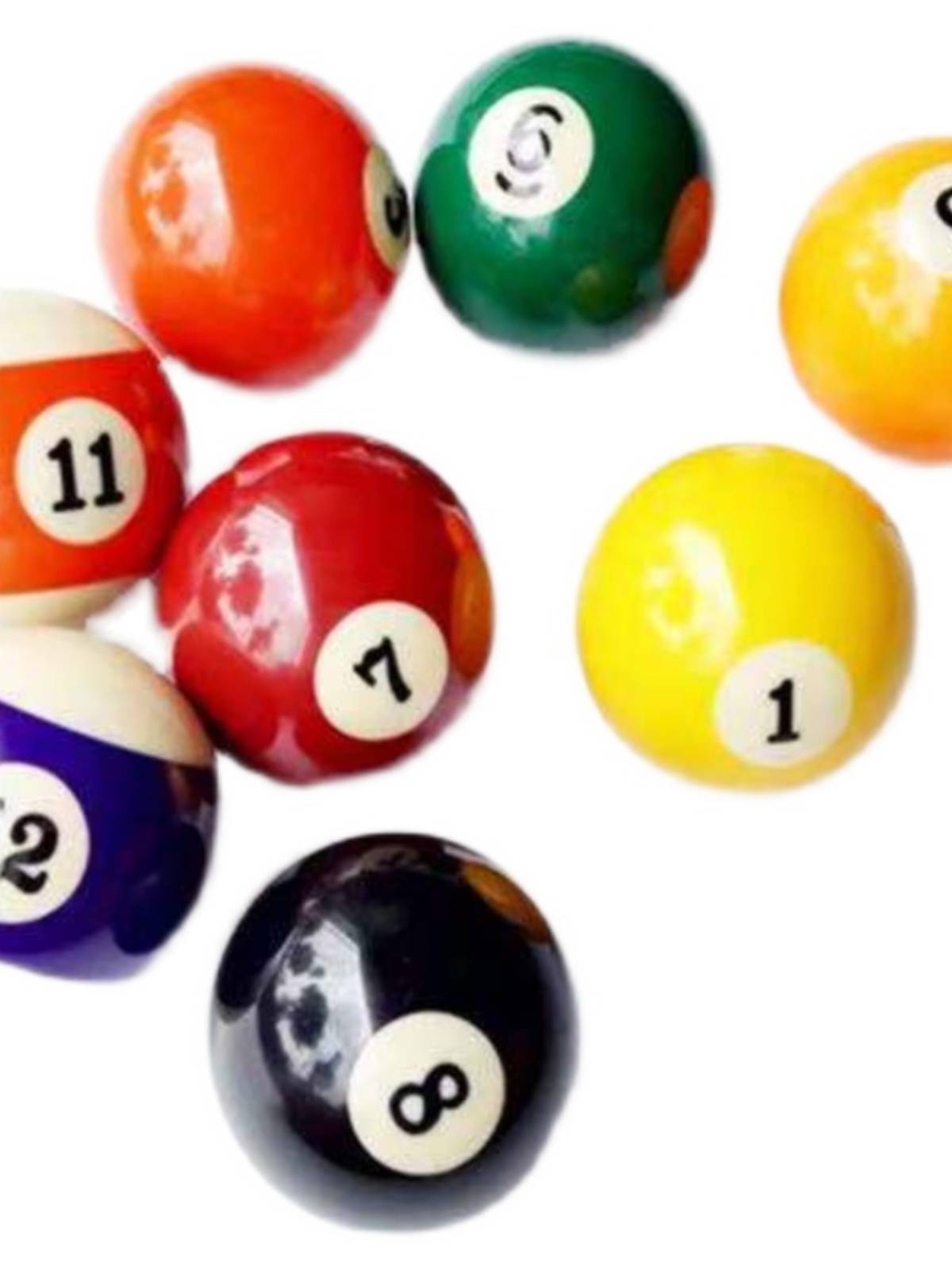 Standard billiards spattered billiards white ball Slock crystal mother ball black 8 balls zero -selling table ball scattered single