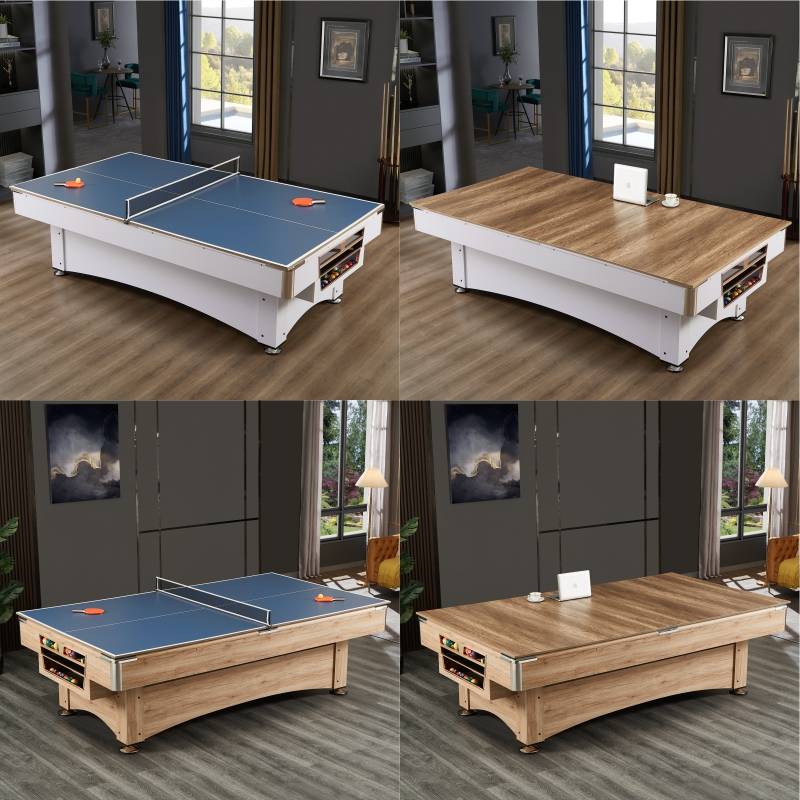 [Auto Back to the ball] 8 -foot prosperous desk three -in -one color, please note