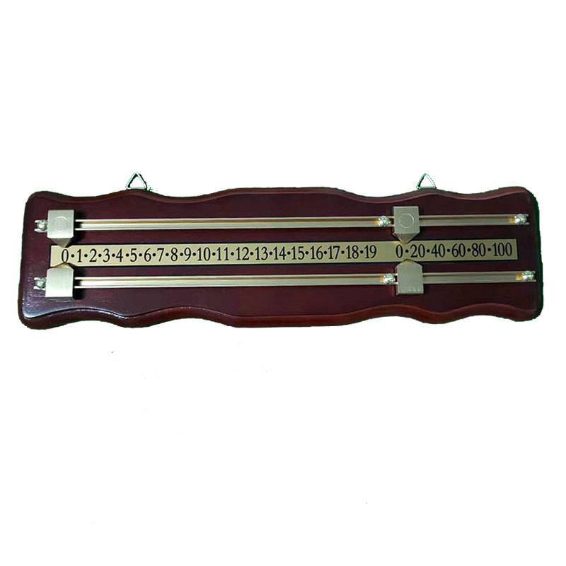 Billiards scoreer score board notes, high -density board table ball points, 2 orbit wave -shaped billiards meter