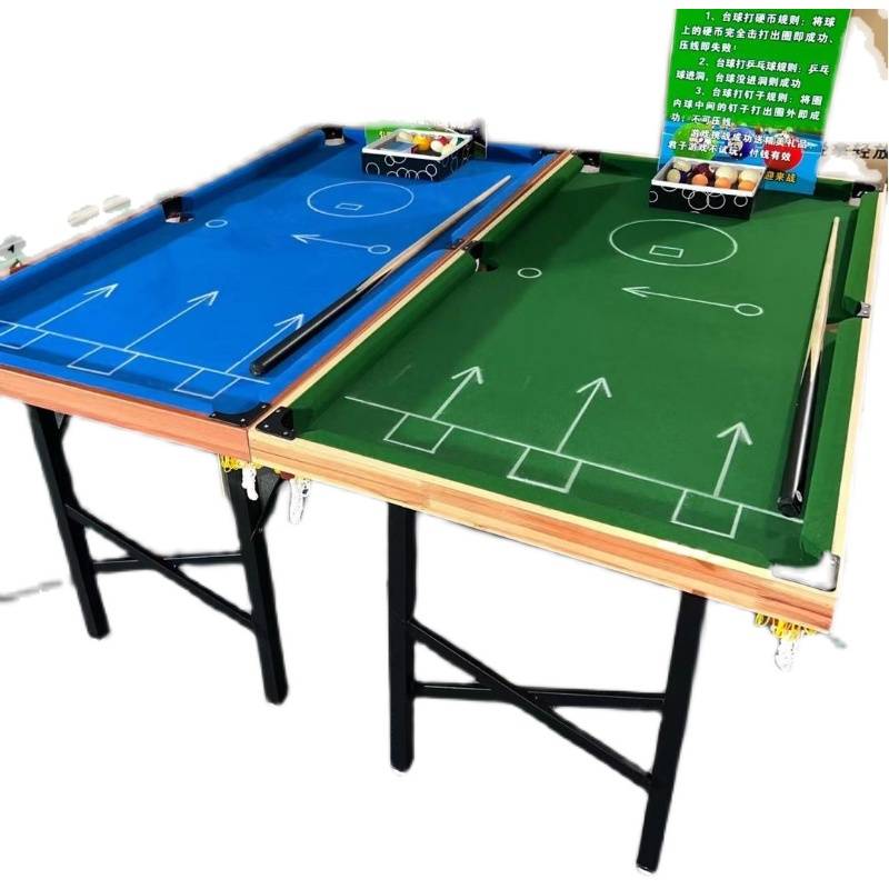 The billiard table of the Internet stalls can make money on a table ball to play coins challenge equipment entertainment and entrepreneurial toy night market