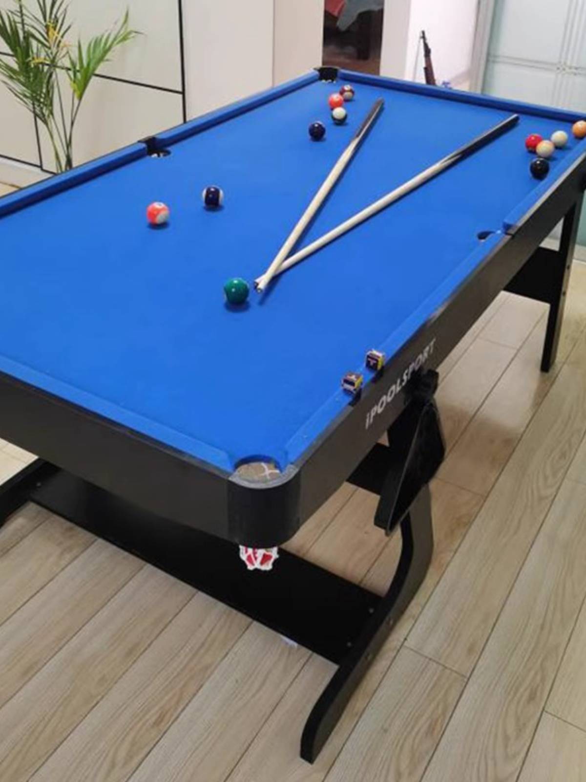IPoolSport brand folding table ball table wooden home large children's standard American adult parent -child billiards