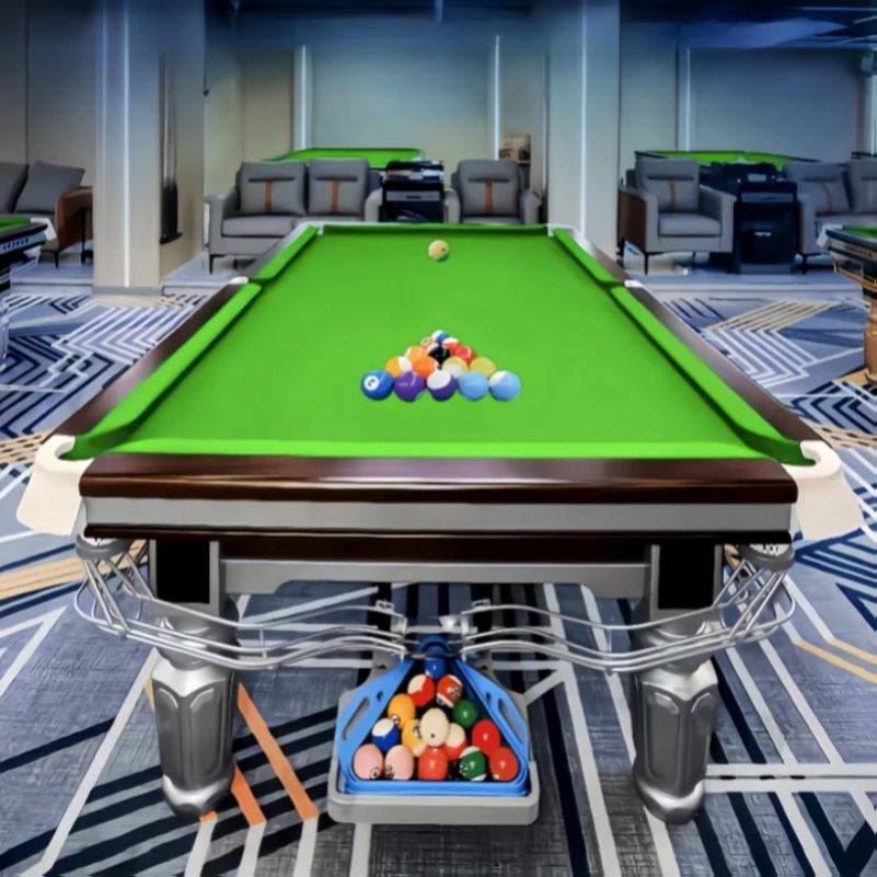 Billiards Table Standard Chinese Black Bado Commercial U.S. American Steel Warehouse Marble Competition Matters Polo Table Case