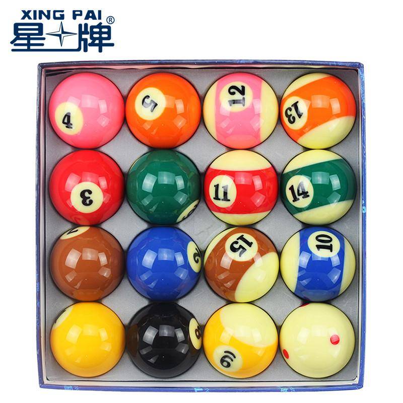 Billiards American TV Ball TV Broadcast Chinese Black Eight 8 Flower Nine -ball Standard Large Crystal Ball