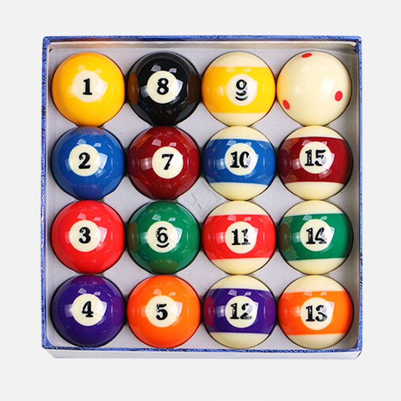 Billiards Chinese -style black 8 billiards American 16 -color crystal ball large fancy ball pill supplies accessories female ball